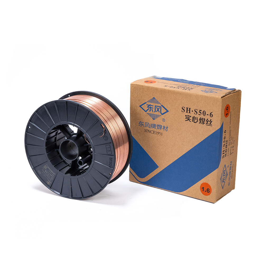 DongFeng Solid MIG Welding Wire ER70S-6 .035 Inch Spool Mild Steel MIG Wire with Low Splatter